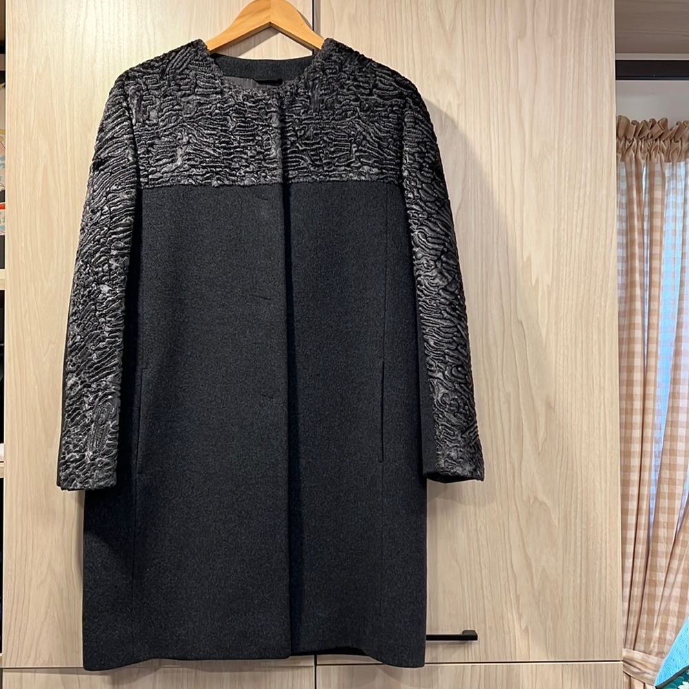 Cinzia Rocca Icons winter coat grey size 6-8